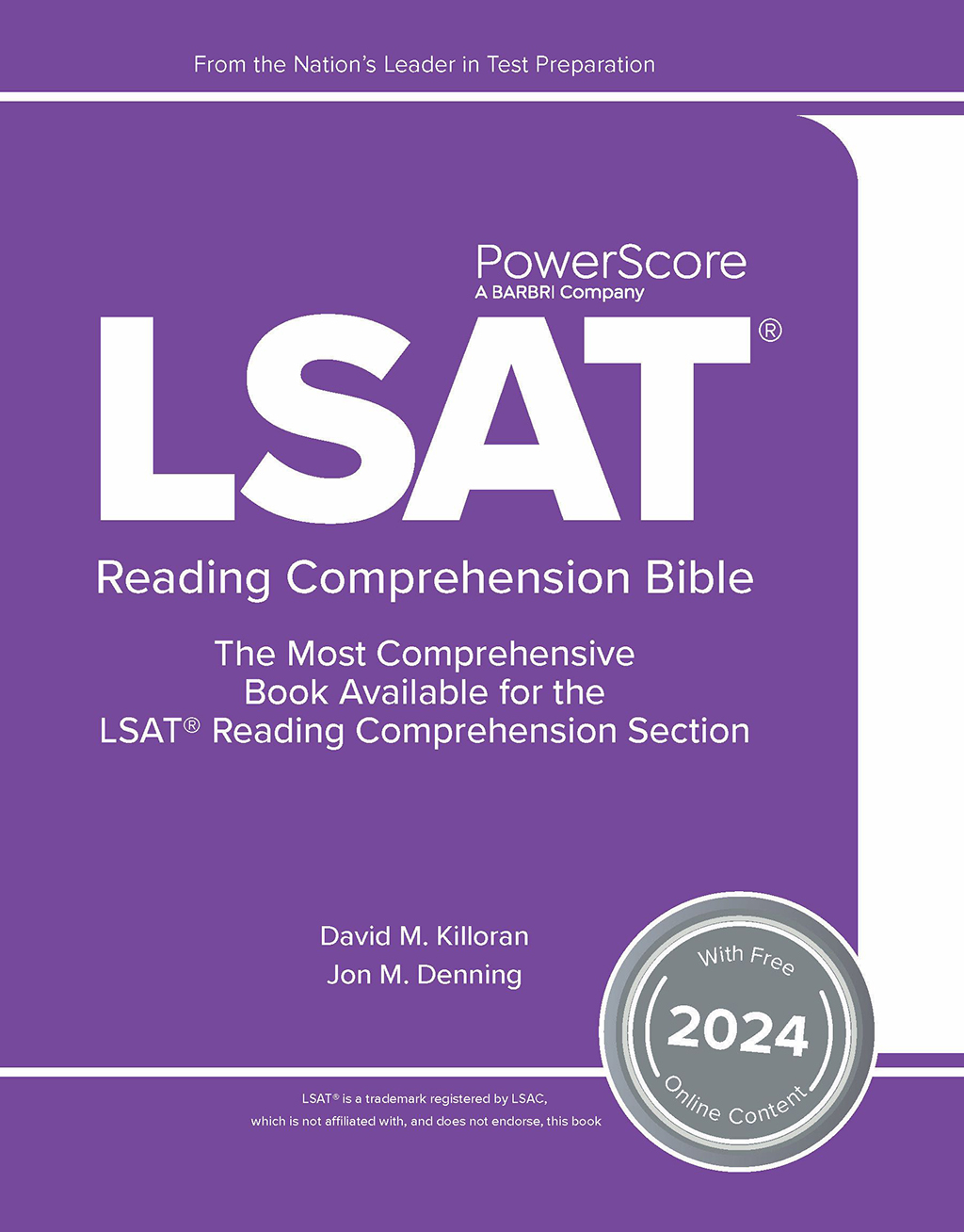  Reading Comprehension Bible front cover