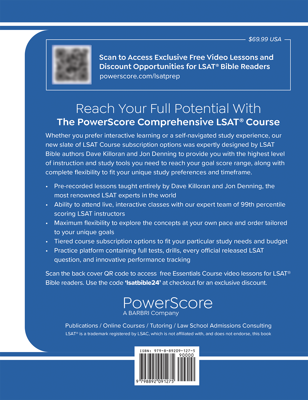 The PowerScore 2024-2025 LSAT Logical Reasoning Bible