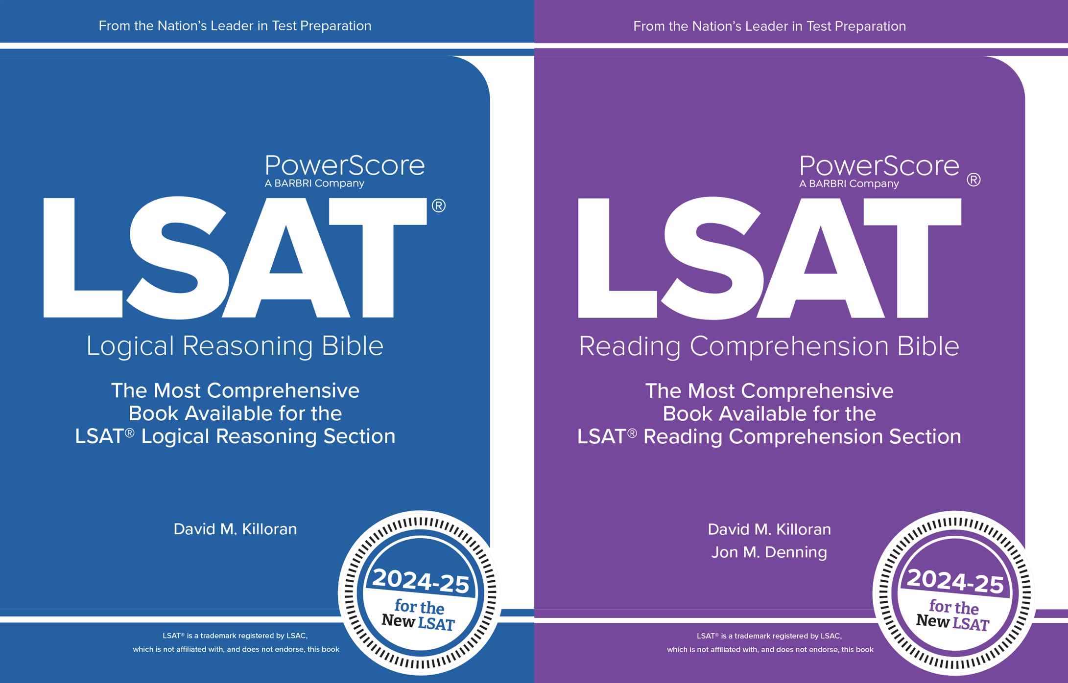 The PowerScore 2024-2025 LSAT Bible Duology