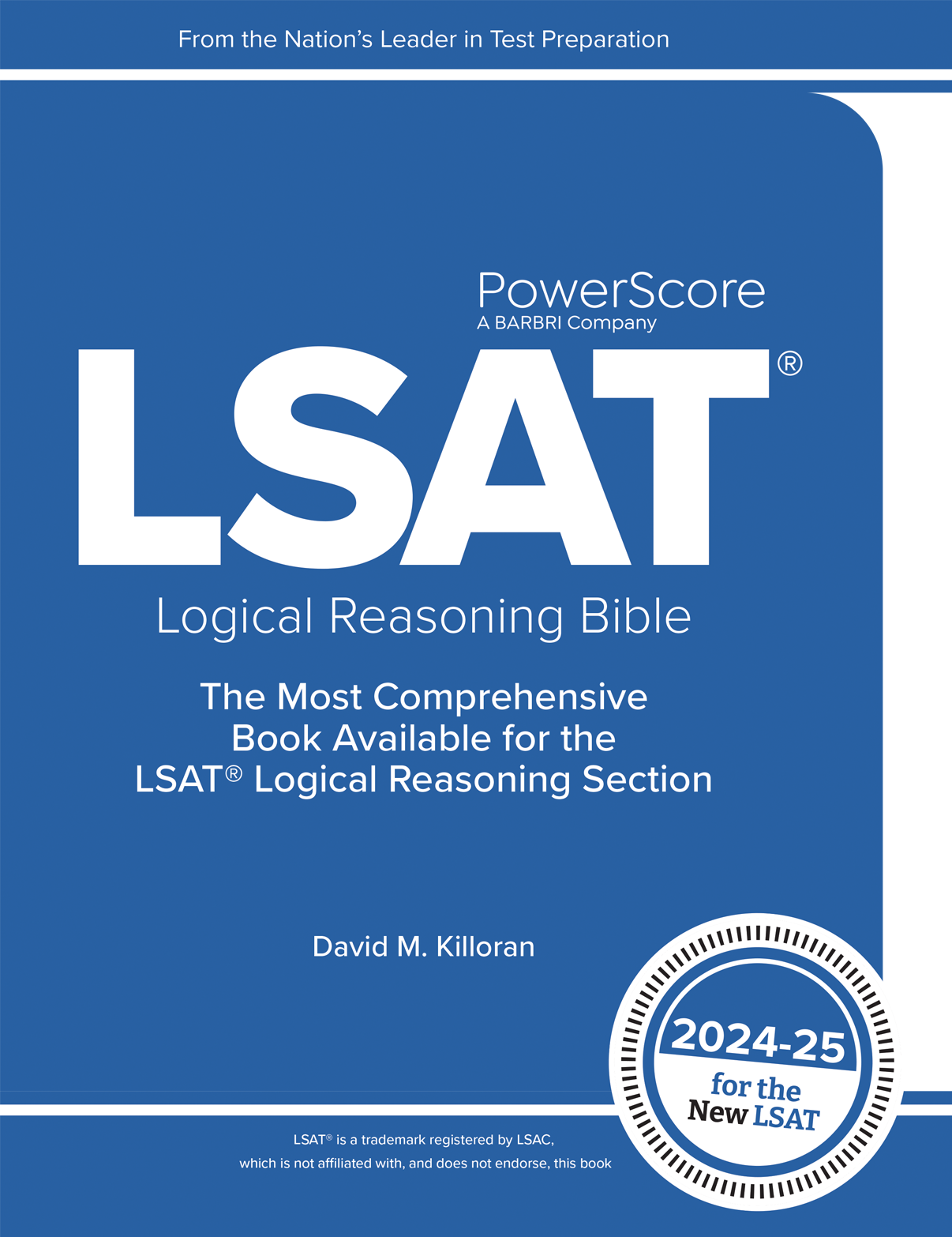 PowerScore LSAT Logical Reasoning Bible Front